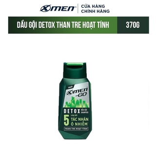 Dầu gội X-Men Go DETOX Than Tre Hoạt Tính 370G