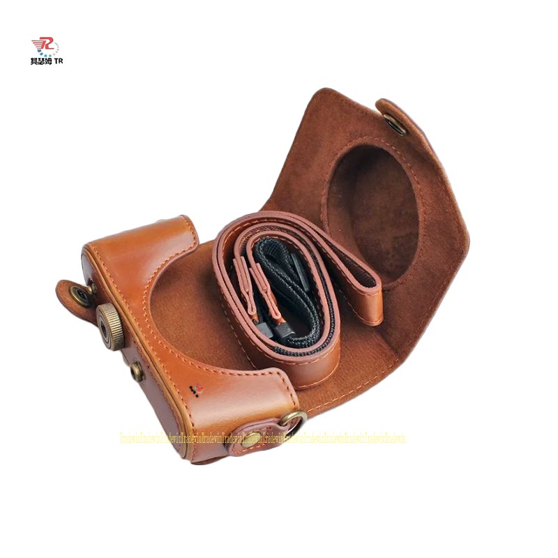 Bao Da Pu Cho Máy Ảnh Canon Powershot Sx740 Hs Kèm Dây Đeo Vai