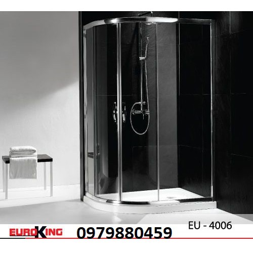 Phòng tắm kính cường lực Euroking kính EU-4006B, nhập khẩu