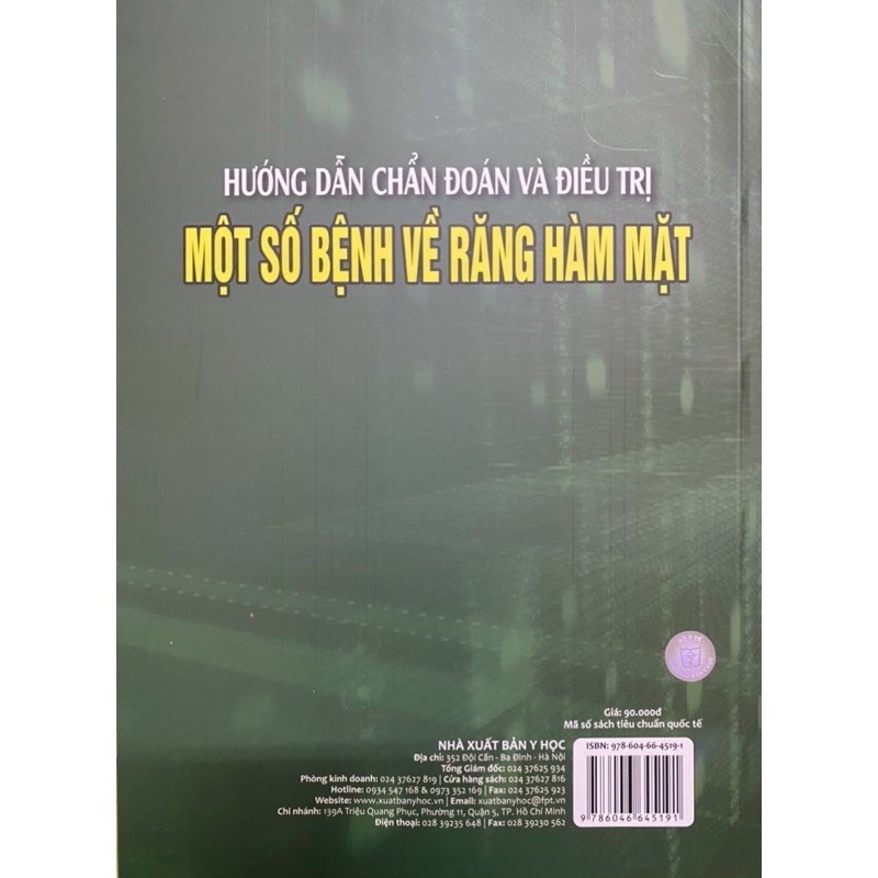 Sách - Hướng Dẫn Chẩn Đoán Và Điều Trị Một Số Bệnh Về Răng Hàm Mặt