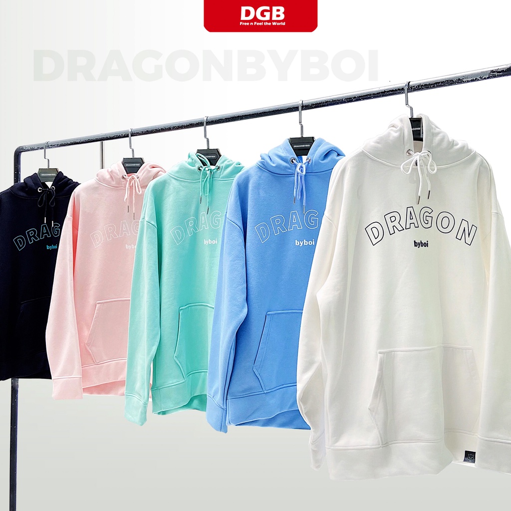 Áo Khoác Local Brand - ÁO HOODIE BASIC Dragonbyboi cao cấp, nỉ bông trơn - nhiều màu
