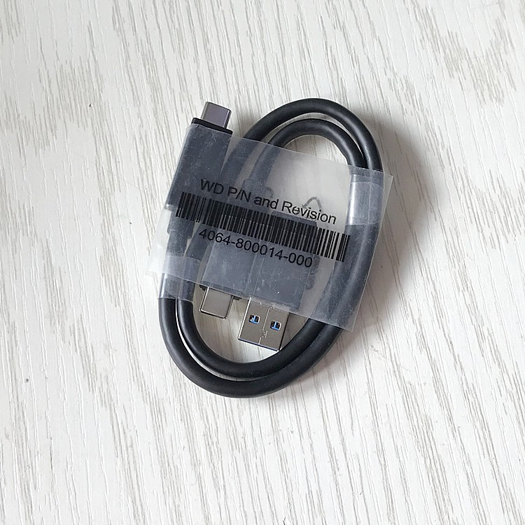 [Chính hãng] Cáp WD (Western Digital) USB-C to USB-C Gen 2 kèm Adapter USB 3.0
