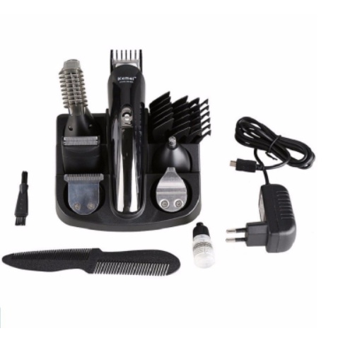 Tông đơ Kemei KM- 600 cao cấp 11 in 1+ Kèm nhiều quà tặng