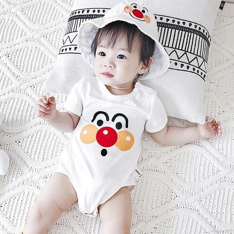 Bộ Bodysuit Một Mảnh Không Tay Sợi Cotton Cho Bé Sơ Sinh