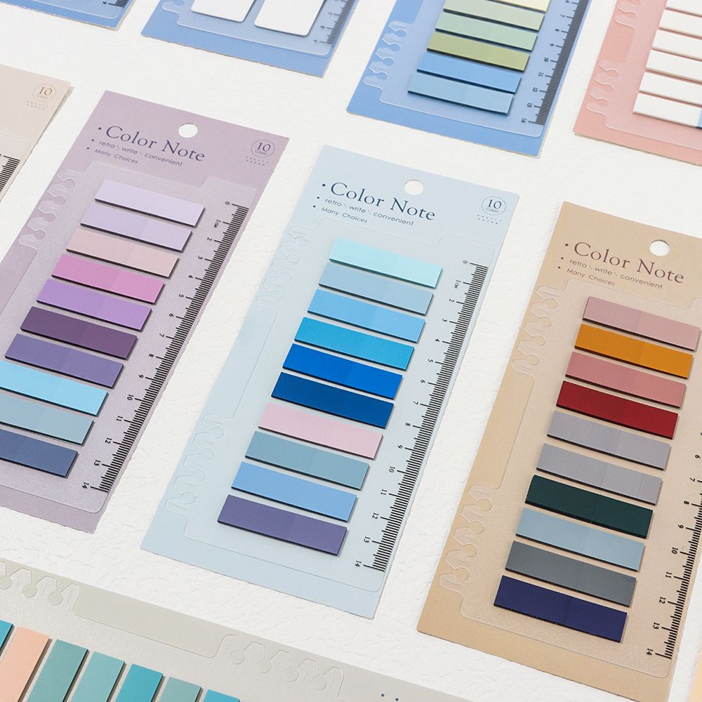 Set 60 / 120 / 200 Miếng Dán Ghi Chú Họa Tiết Lá Cờ Độc Đáo Thời Trang Diy