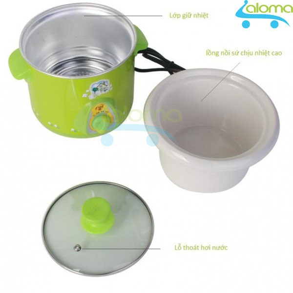 Nồi điện nấu cháo hầm thịt kho cá đa năng 2.5L NNC-2.5L lõi sứ an toàn | WebRaoVat - webraovat.net.vn