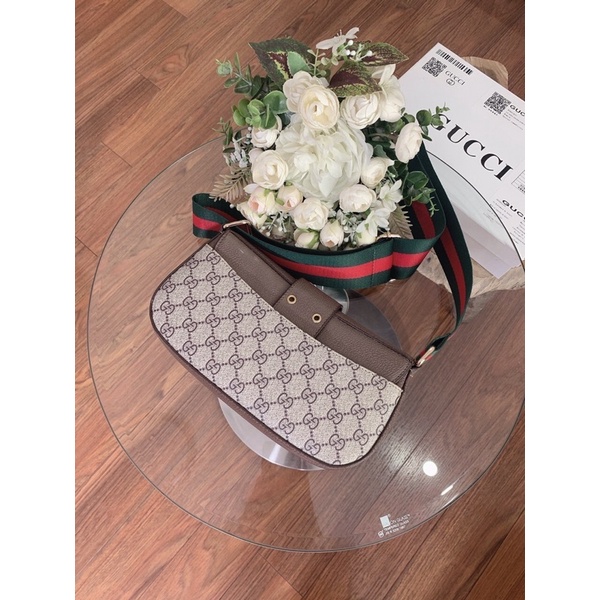 Túi Gucci Kaws bag size 25 đeo kẹp nách fullbox sang xinh