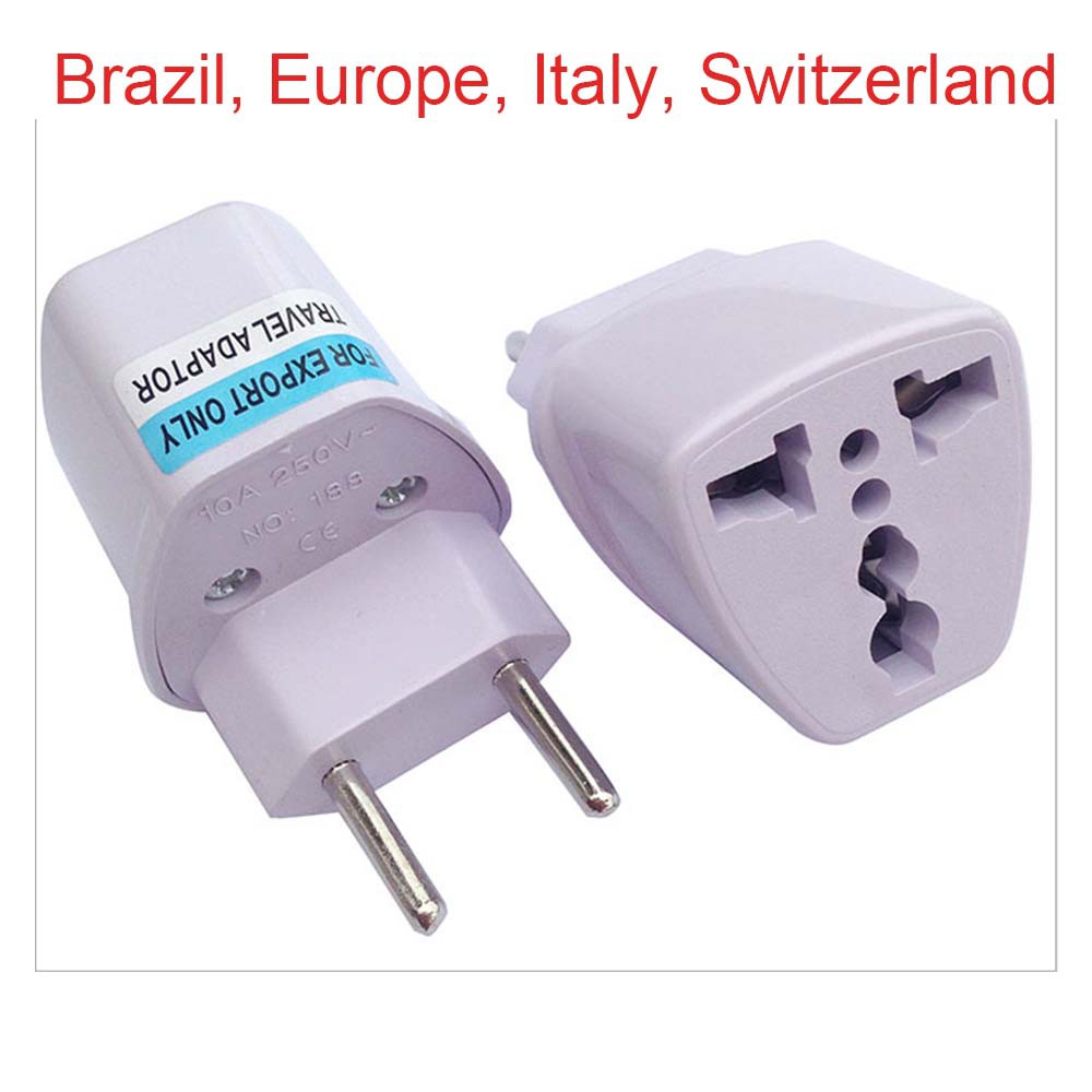 Phích Cắm Chuyển Đổi Đầu EU Sang EU Ý SWITZERLAND Chuyên Dụng