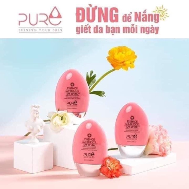 Sữa Chống Nắng 𝐓𝐡𝐚̉𝐨 𝐌𝐨̣̂𝐜 𝐏𝐔𝐑𝐄 Hàn Quốc