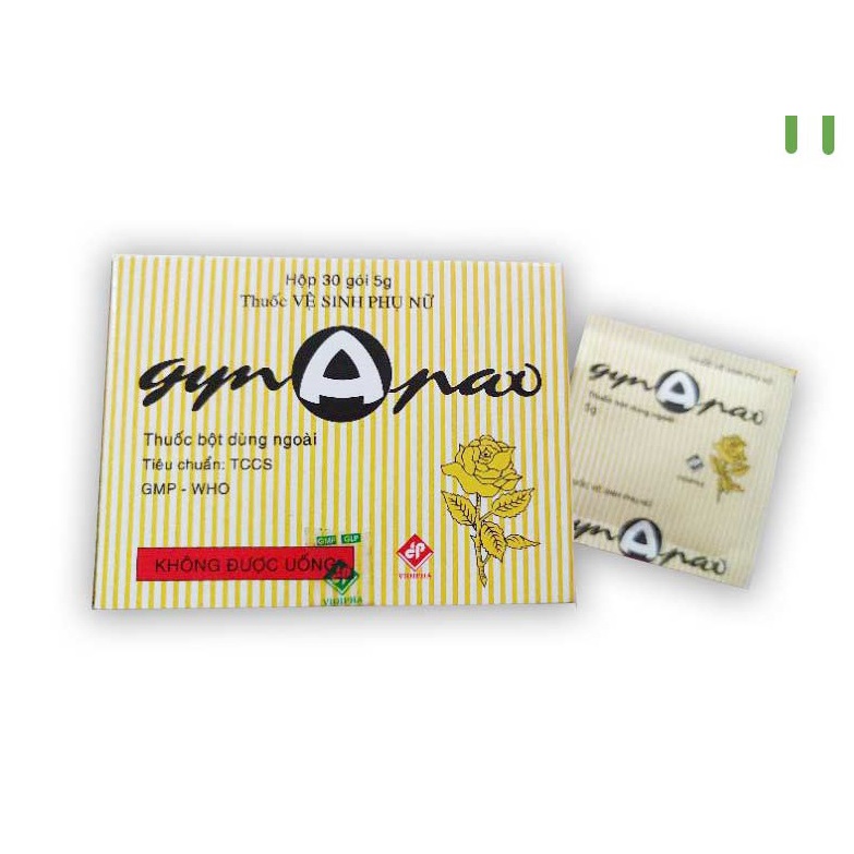 Bột Vệ Sinh Phụ Nữ Gynapax hộp 30 gói