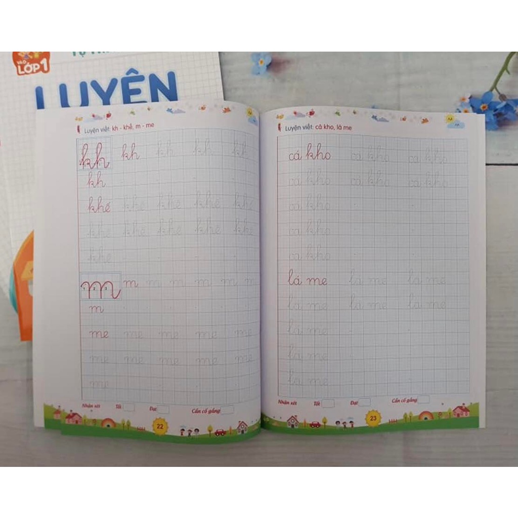 Hành trang cho bé chuẩn bị vào lớp 1 - Luyện đọc - Bé học toán và Luyện viết 1+2
