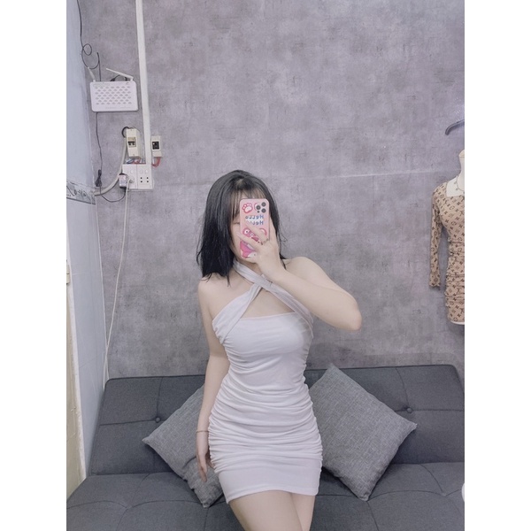 ĐẦM BODY CỔ CHÉO