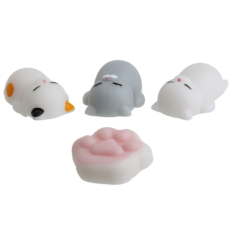 Đồ chơi bóp hình con mèo bằng silicone mềm giúp giảm căng thẳng