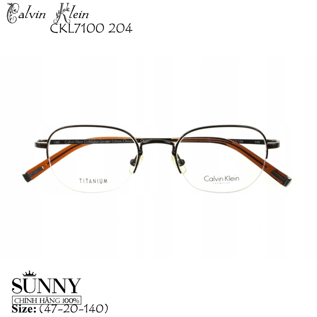 CKL7100 - Gọng kính Calvin Klein chính hãng, bảo hành toàn quốc