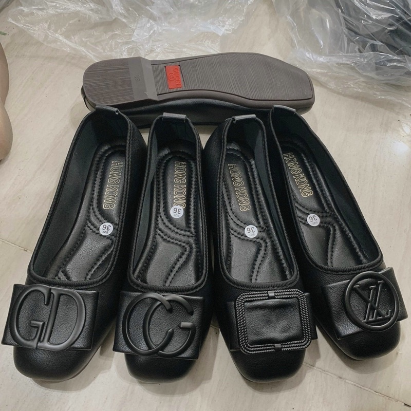 Giày bệt nữ mũi tròn bít búp bê đế bằng siêu nhẹ êm chân đi học đẹp rẻ thời trang