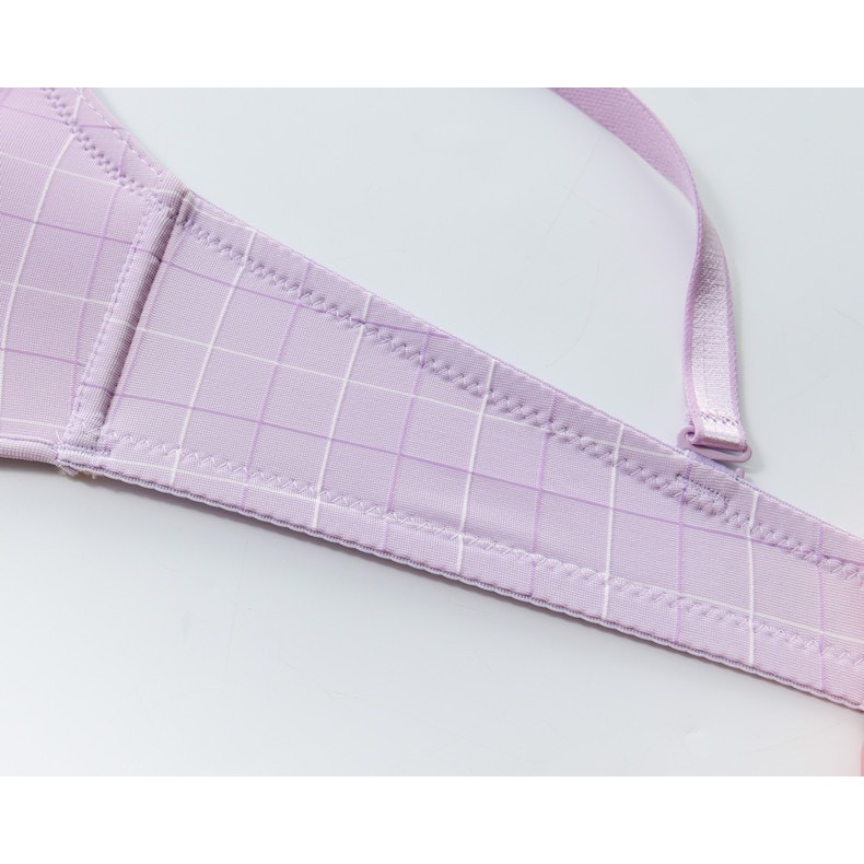 Áo Lót Nữ Nâng Ngực - Áo Ngực Nữ đúc su kẻ không gọng ôm ngực AL07 | BigBuy360 - bigbuy360.vn