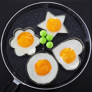 Khuôn Chiên Trứng Bằng Thép Không Gỉ Nhiều Hình Dạng Đa Dụng Cho Nhà Bếp
