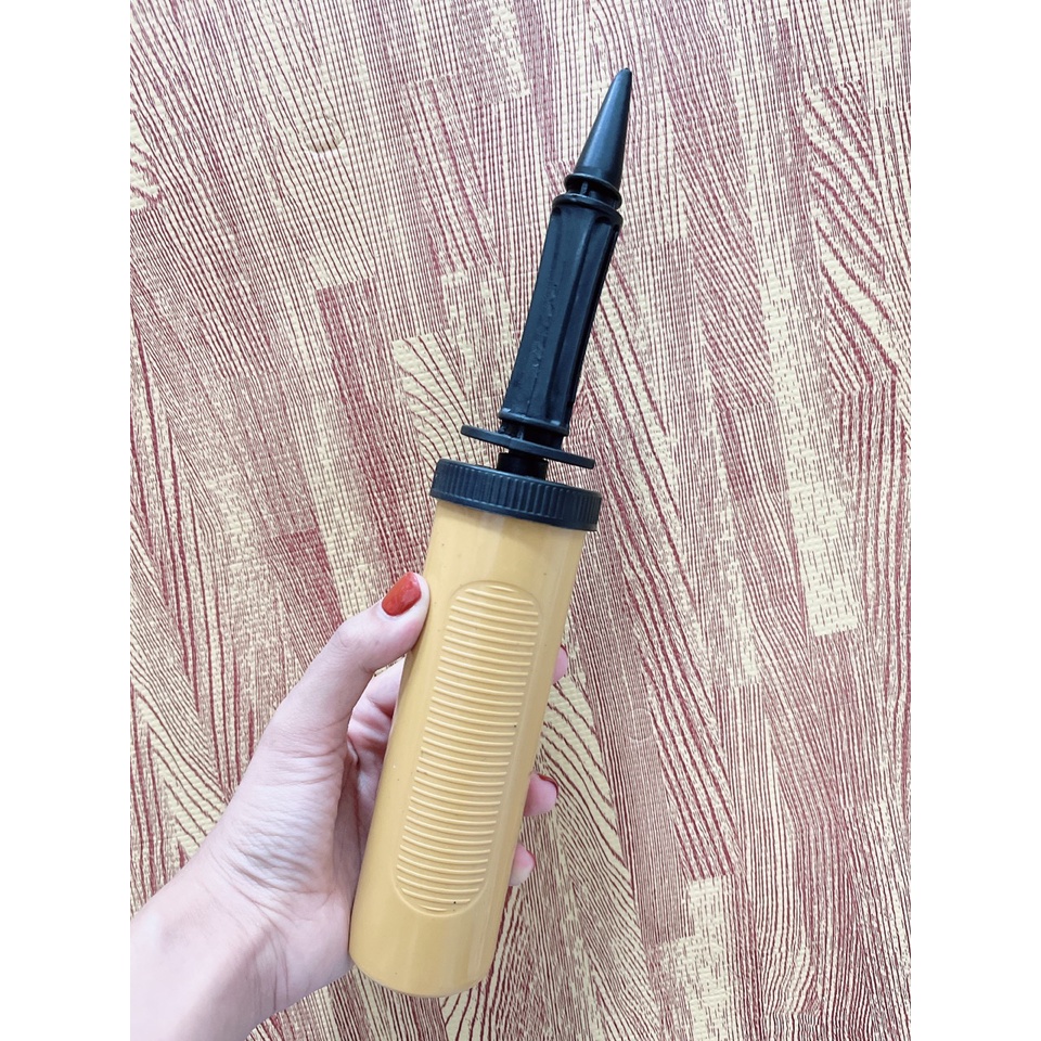 Bơm tay/ bơm phao bơi / bơm bong bóng cầm tay dài 28cm nhỏ gon tiện lợi