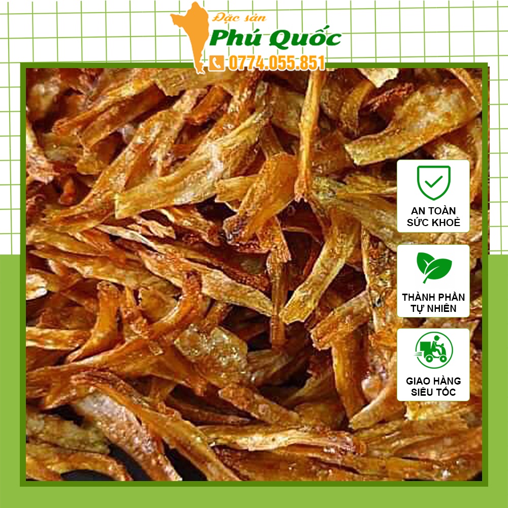 🐟 Cá cơm sấy giòn ăn liền Sáng Lợi, Đặc sản Phú Quốc hộp 100g