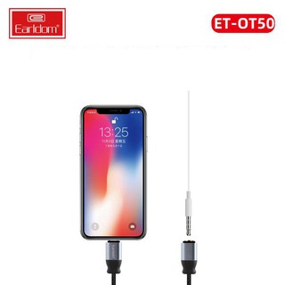 JACK CHUYỂN ĐỔI TỪ LIGHTNING TYPE-C SANG CỔNG 3.5M EARLDOM OT50