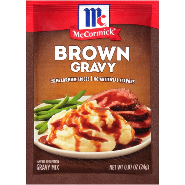 Bột Làm Nước Sốt Nâu McCormick Brown Gravy Mix Seasoning (Gói 24g) - USA