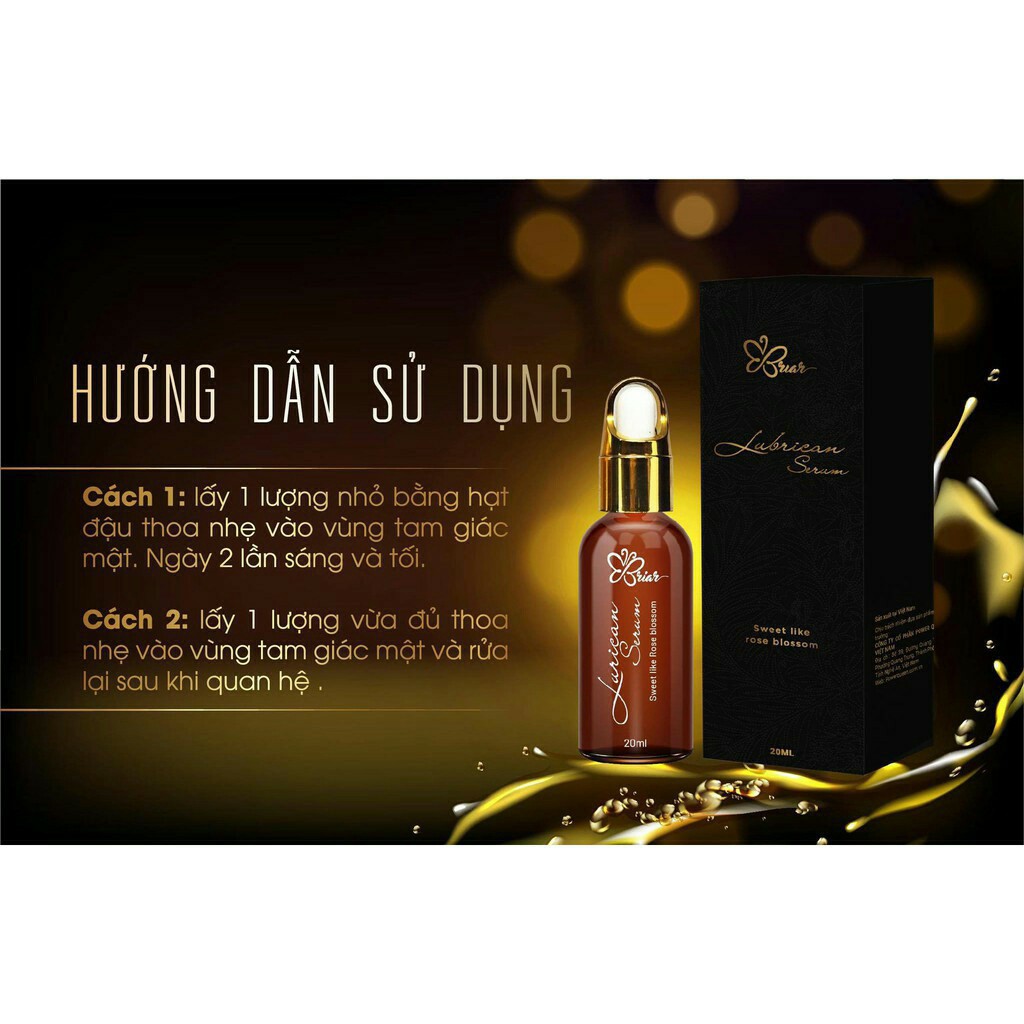 Serum Briar Lurican Làm Hồng Nhũ Hoa_Hồng Vùng Kín_Hồng Nách Bẹn - Chai 20ml
