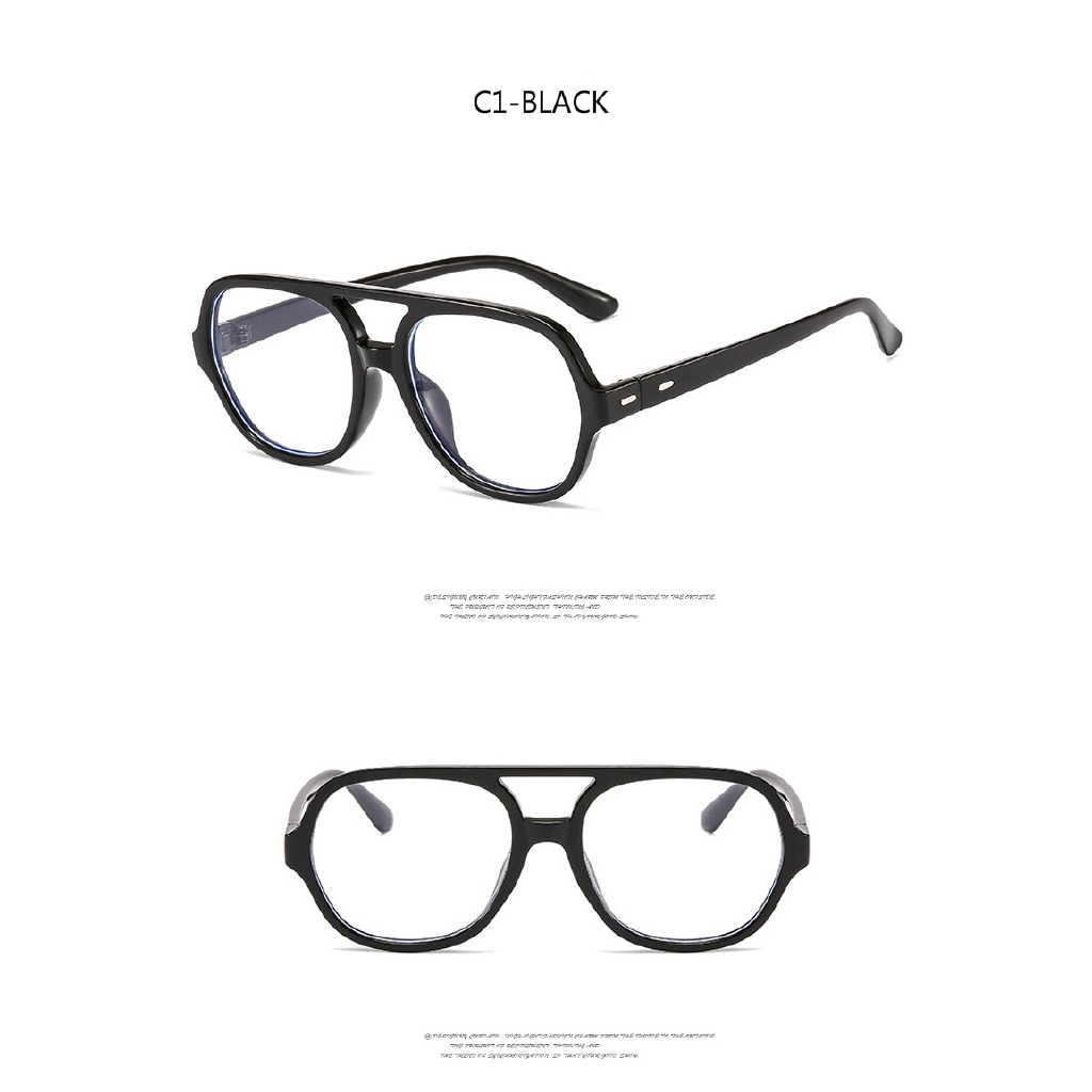 Mắt kính kim loại cầu kính kép thời trang bắt mắt