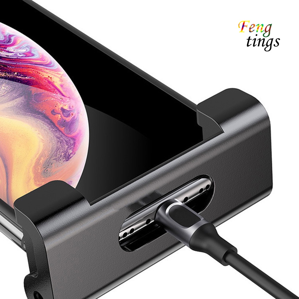 Giá đỡ điện thoại/máy tính bảng gắn ghế sau xe hơi thông dụng có thể điều chỉnh