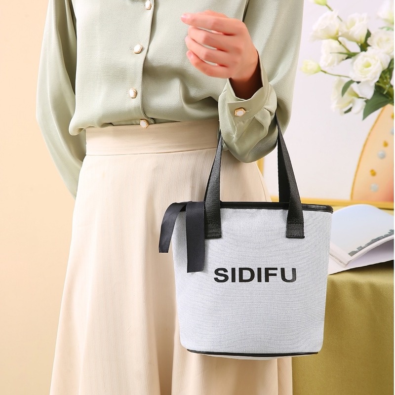 Túi Đựng Hộp Cơm Trưa Xách Tay Cỡ Nhỏ Tiện Dụng Mang Đi Du Lịch