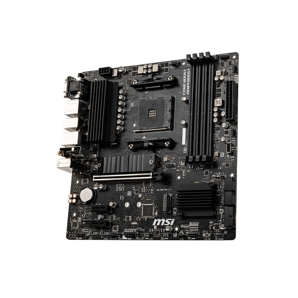 Bo mạch chủ Mainboard MSI B550M PROVDH WIFI AMD B550 Chipset 4x DDR4 128GB 4400+ MHz