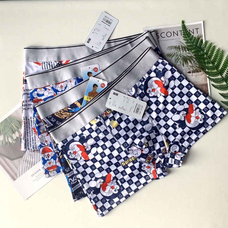 Quần sịp quần lót nam thun lạnh cao cấp doremon 💥Giá sỉ💥Hàng Quảng Châu cao cấp chất cotton lạnh bao mát,trẻ trung - H