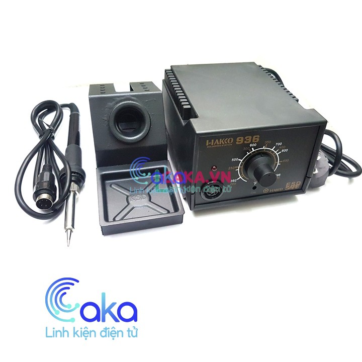 Trạm hàn Hakko 936 60W, Trạm hàn điều chỉnh nhiệt độ để bàn giá tốt