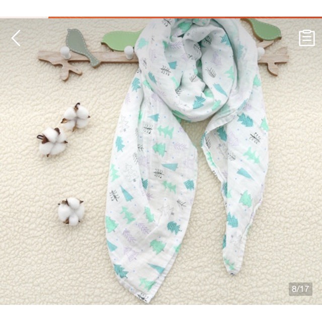 Khăn Muslin swaddle sợi tre cho bé khăn đa năng, tắm, quấn chất liệu an toàn 100% tự nhiên
