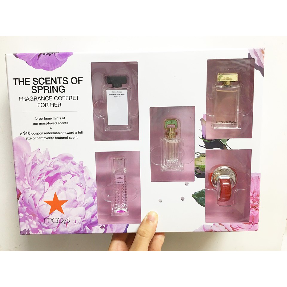Set nước hoa Macy's The Scents Of Spring | Thế Giới Skin Care