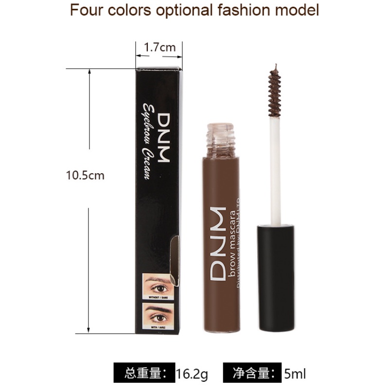 [Hàng mới về] Kem trang điểm lông mày DNM 5 màu tự nhiên lâu trôi chống thấm nước và mồ hôi