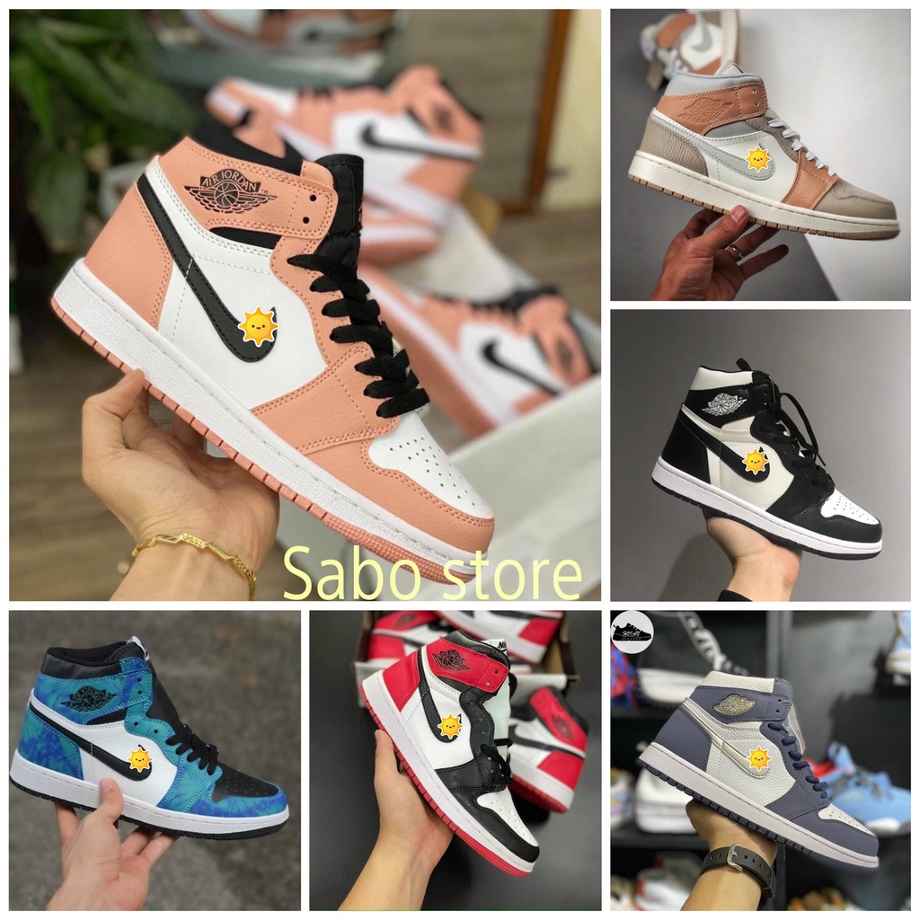 Giày JORDAN 1 cao cổ các màu , giày sneaker JODAN JD1 high , giày thể thao hot hit full box [ free ship + full box bill]