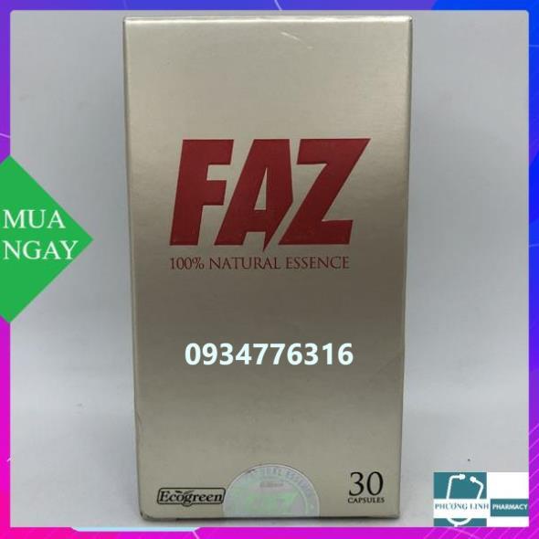 (Hàng chính hãng có tem tích điểm) FAZ - giảm mỡ máu, hỗ trợ tim mạch