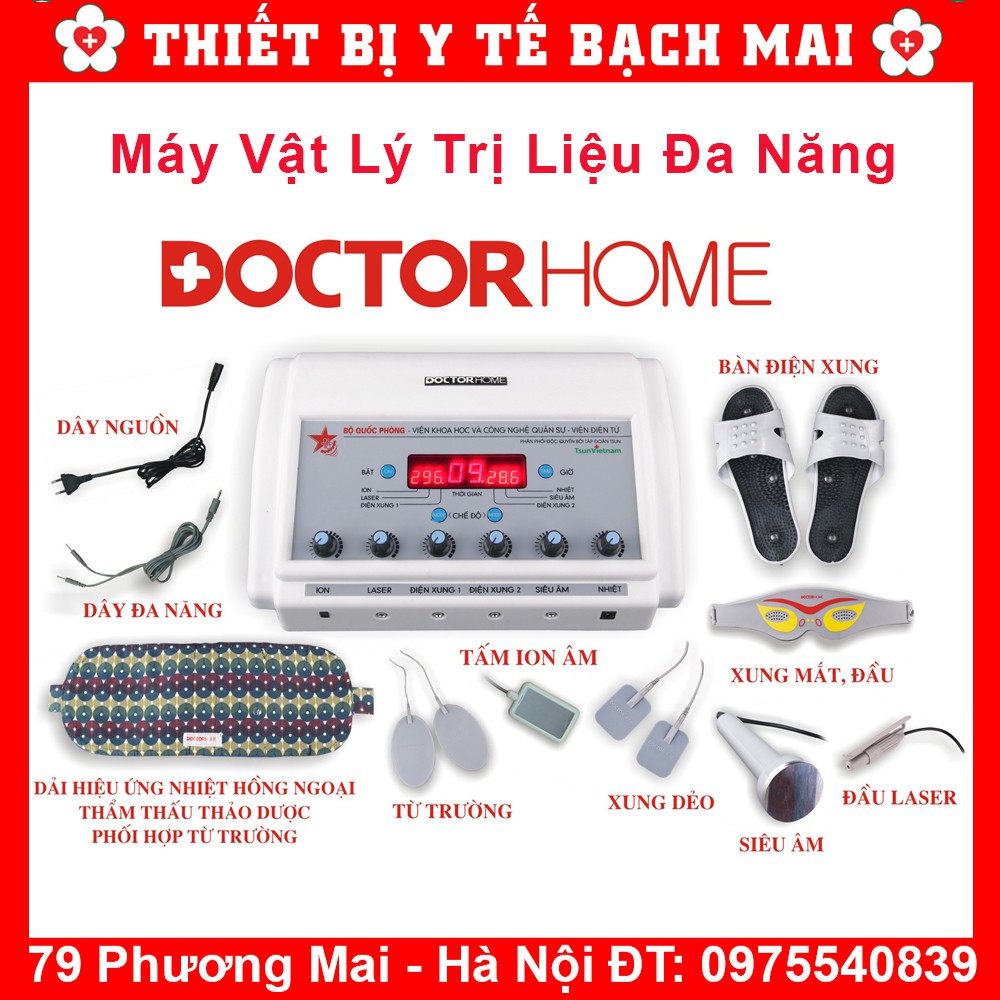 Máy Vật Lý Trị Liệu Đa Năng Doctor Home BỘ QUỐC PHÒNG