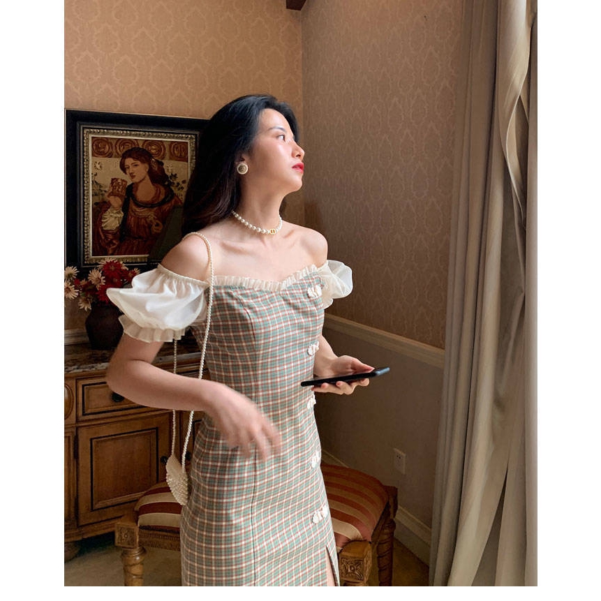 Đầm Sườn Xám Cách Tân Dáng Suông Xẻ Tà Phong Cách Retro Trung Hoa | BigBuy360 - bigbuy360.vn