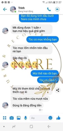 Tinh dầu bưởi Nare