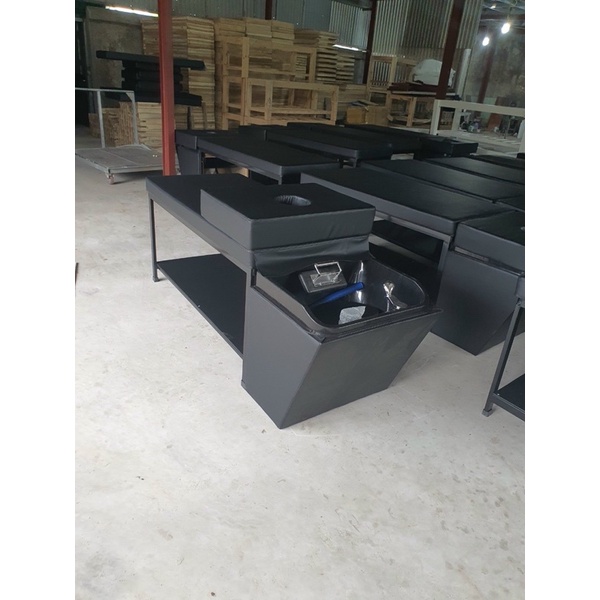 [LOẠI 1] GIƯỜNG GỘI 2IN1 CHẬU NHỰA LOẠI TỐT, bền, đẹp, chân sắt chắc chắn