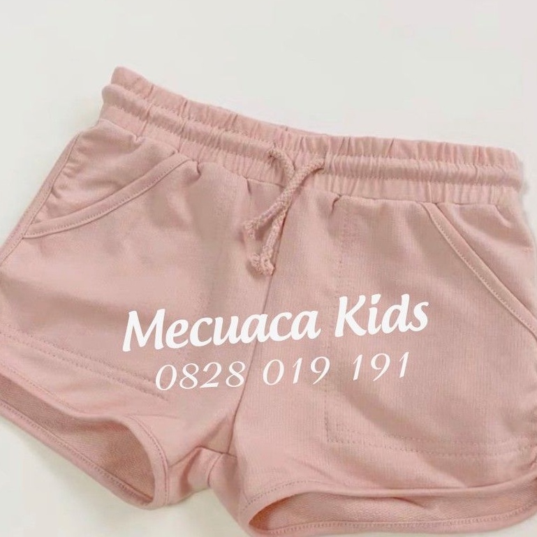 [2-9y] Quần short/quần sooc cotton da cá cho bé/bé gái xuất dư xịn