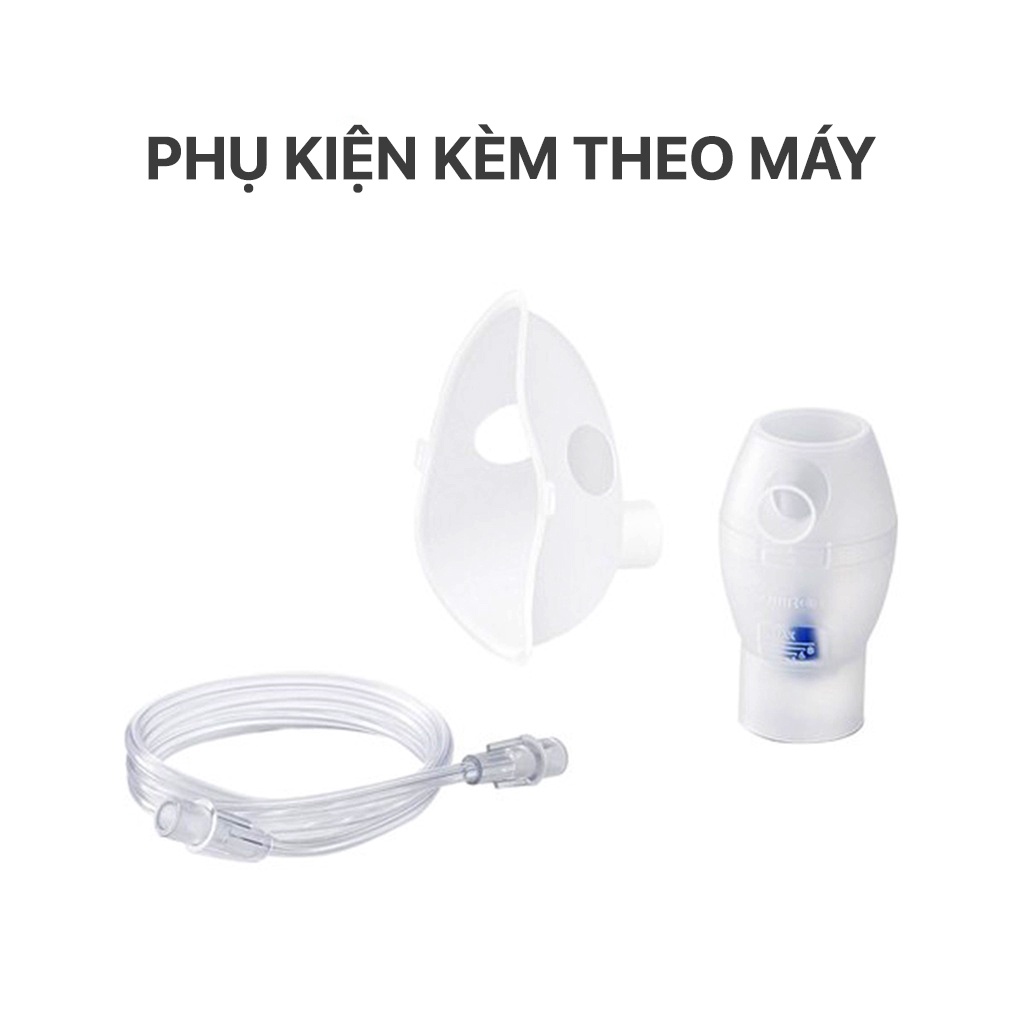Máy Xông Khí Dung Omron Ne-C106 - Máy Khí Dung Bảo Vệ Sức Khỏe Đường Hô Hấp, Bảo Hành Chính Hãng 2 Năm