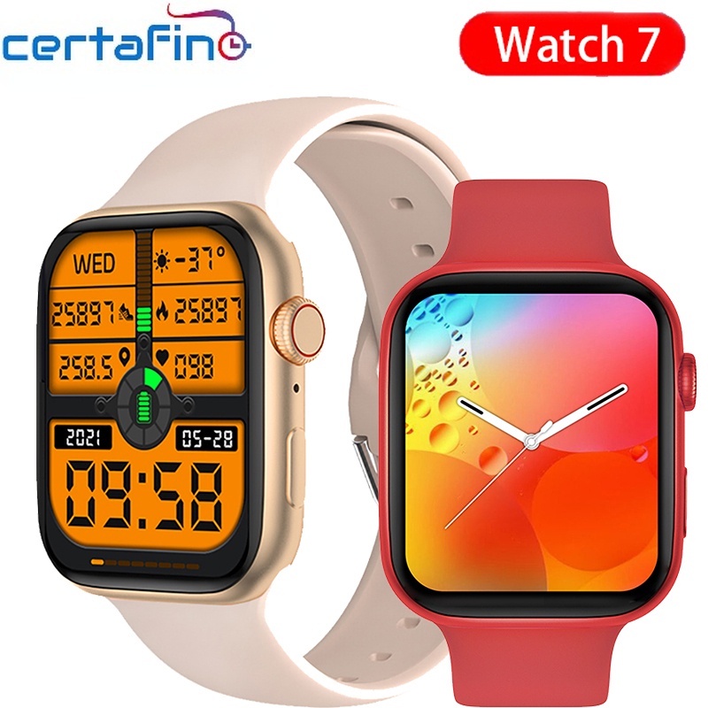 Bộ Đồng Hồ Thông Minh I7 Pro+ Màn Hình 7 Infinite Screen 4UI Bluethooth Chống Thấm Nước Kèm Phụ Kiện