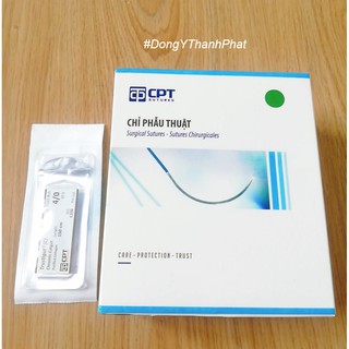 Chỉ catgut tự tiêu CPT, TRUSTIGUT, dùng trong châm cứu, phẩu thuật, làm đẹp, dài 150cm, giá 1 tép