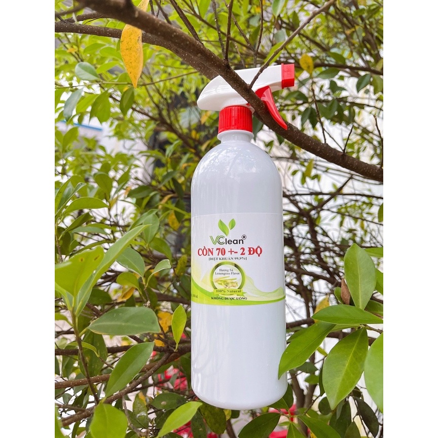 [GIAO SIÊU TỐC] Combo 2 chai Cồn 70 độ - 90 độ hàng công ty Vclean chai 1000ml hương sả | BigBuy360 - bigbuy360.vn