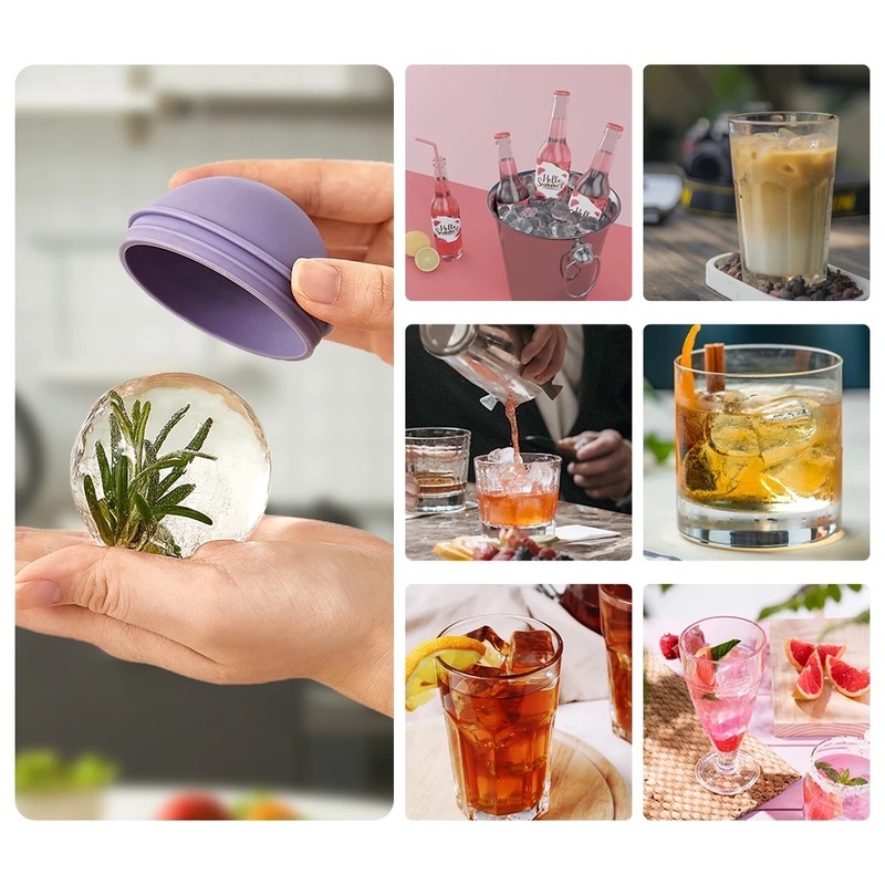 Khuôn Làm Đá Hình Bóng Đèn Màu Sắc Ngọt Ngào Độc Đáo DIY