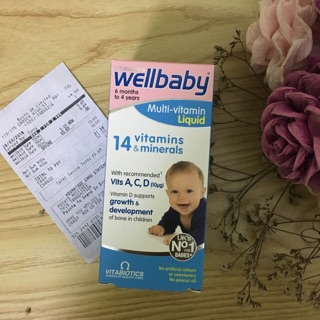 Vitamin Wellbaby 150ml date 9/2026