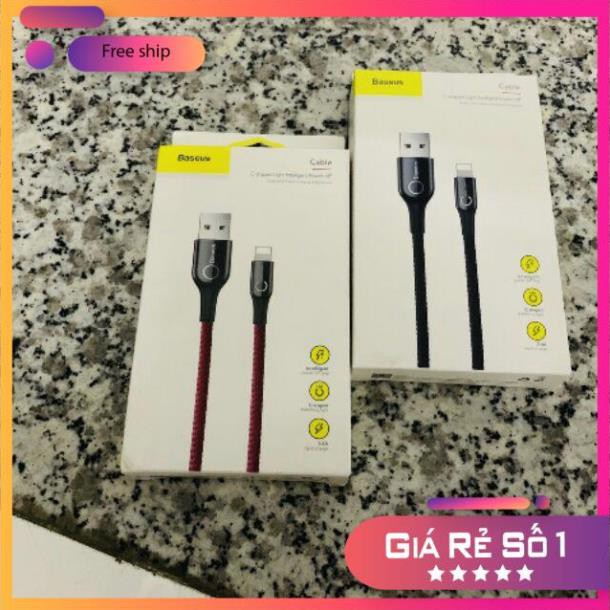Dây Baseus sạc nhanh tự ngắt cho iphone 5/6/7/iphone X chính hãng