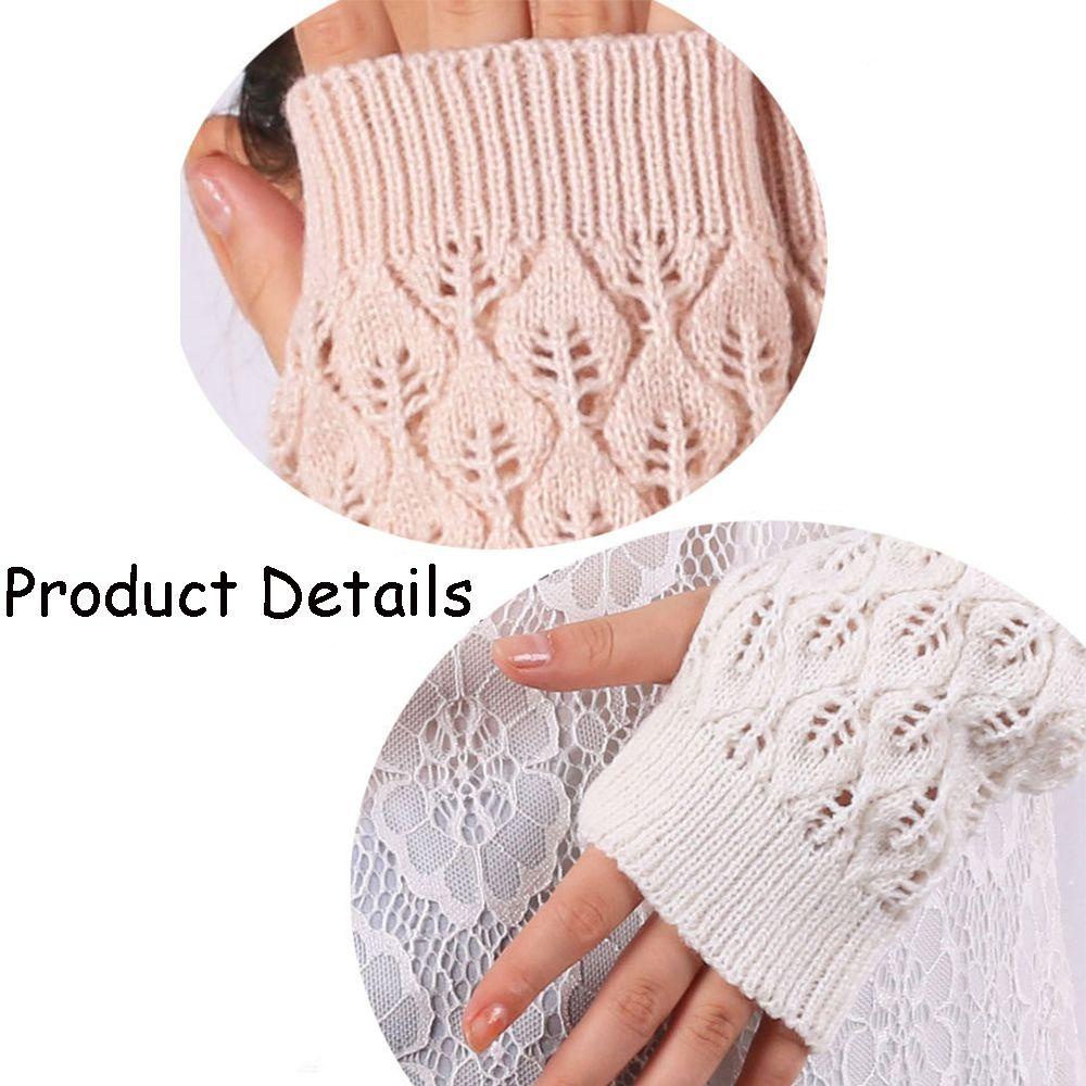 Găng Tay Hở Ngón Thời Trang Thu Đông Cho Nữ